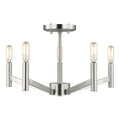 VISUAL COMFORT STUDIO, VECTOR FIVE LIGHT SEMI-FLUSH MOUNT, SEMI FLUSH MOUNT LIGHT