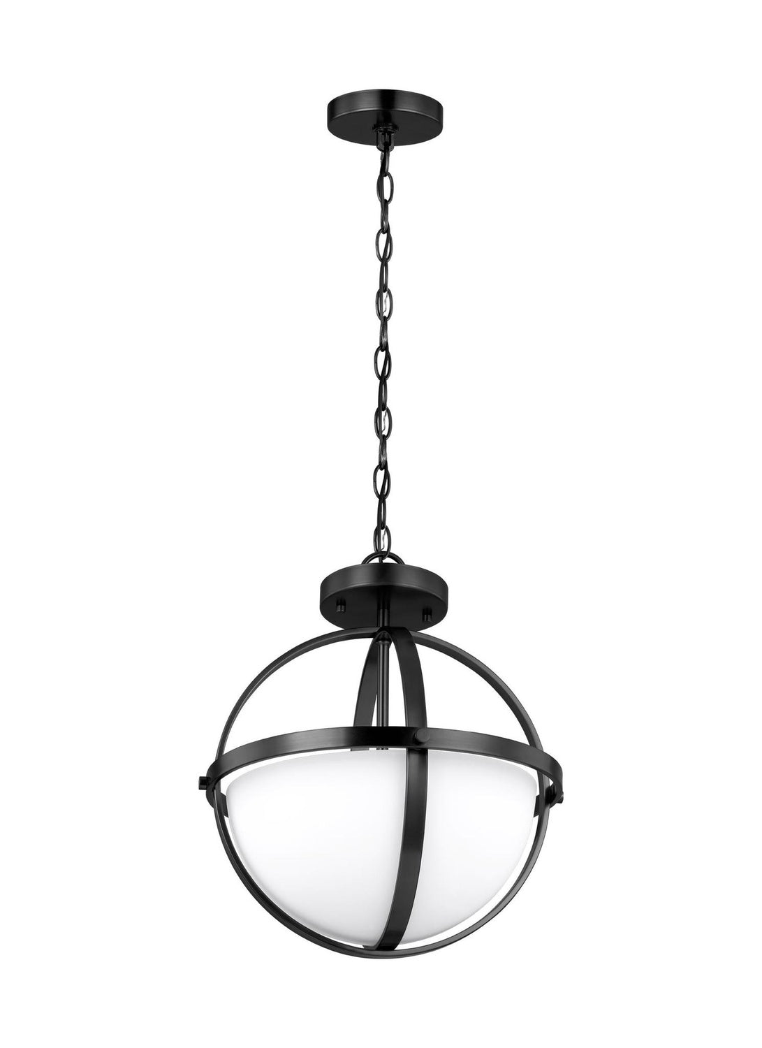 GENERATION LIGHTING ALTURAS TWO LIGHT SEMI-FLUSH CONVERTIBLE PENDANT
