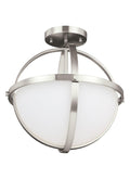 GENERATION LIGHTING, ALTURAS TWO LIGHT SEMI-FLUSH CONVERTIBLE PENDANT, SEMI FLUSH MOUNT LIGHT