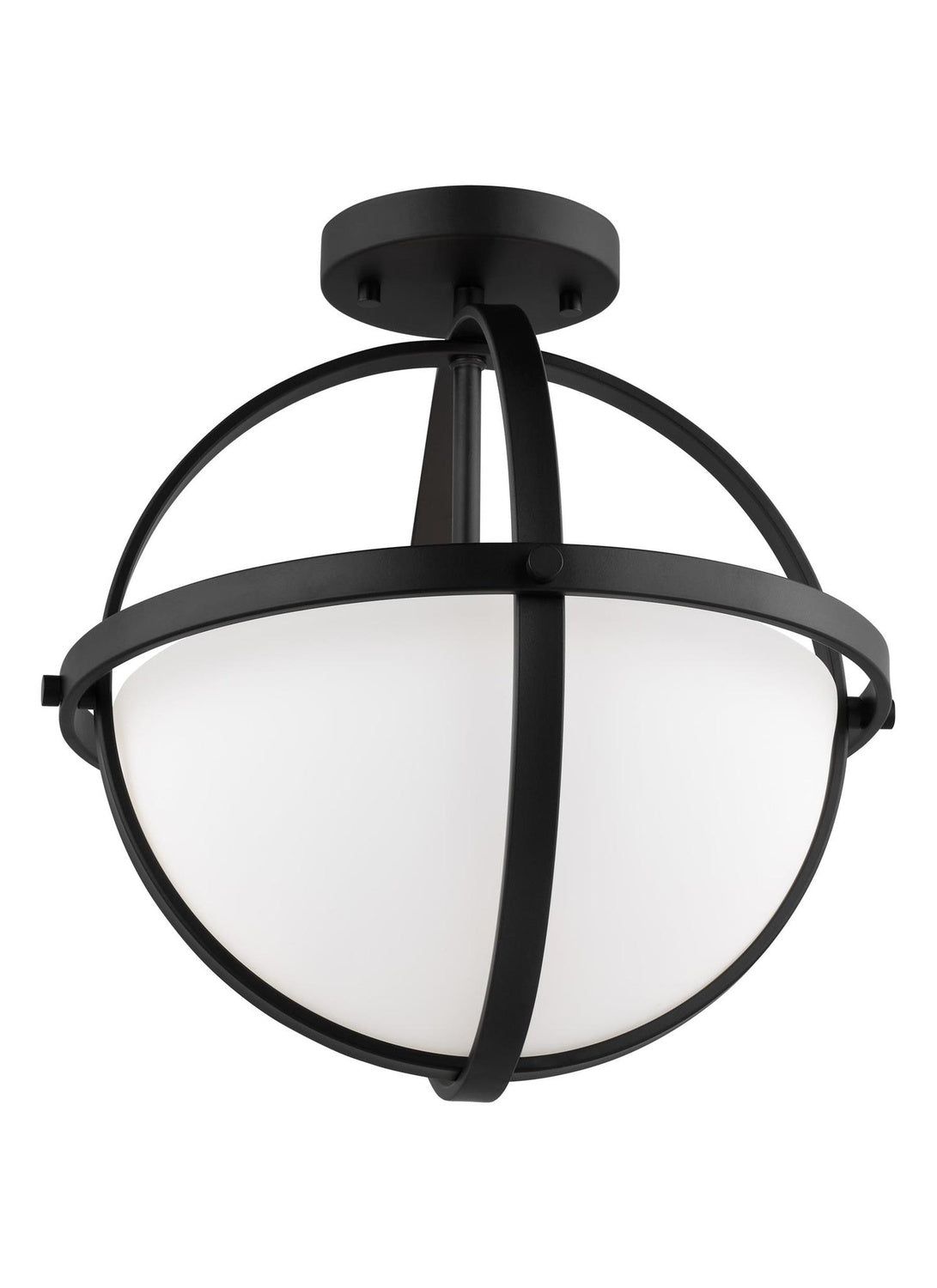 GENERATION LIGHTING ALTURAS TWO LIGHT SEMI-FLUSH CONVERTIBLE PENDANT