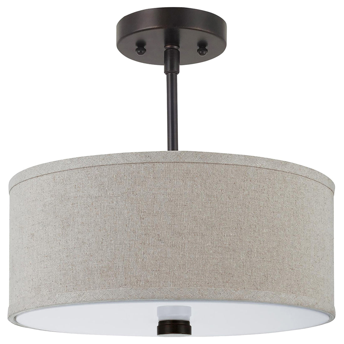 VISUAL COMFORT & CO., DAYNA SHADE PENDANTS TWO LIGHT FLUSH / SEMI-FLUSH CONVERTIBLE, SEMI FLUSH MOUNT LIGHT