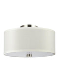 VISUAL COMFORT STUDIO, DAYNA SHADE PENDANTS TWO LIGHT FLUSH / SEMI-FLUSH CONVERTIBLE, SEMI FLUSH MOUNT LIGHT