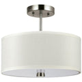 VISUAL COMFORT & CO., DAYNA SHADE PENDANTS TWO LIGHT FLUSH / SEMI-FLUSH CONVERTIBLE, SEMI FLUSH MOUNT LIGHT