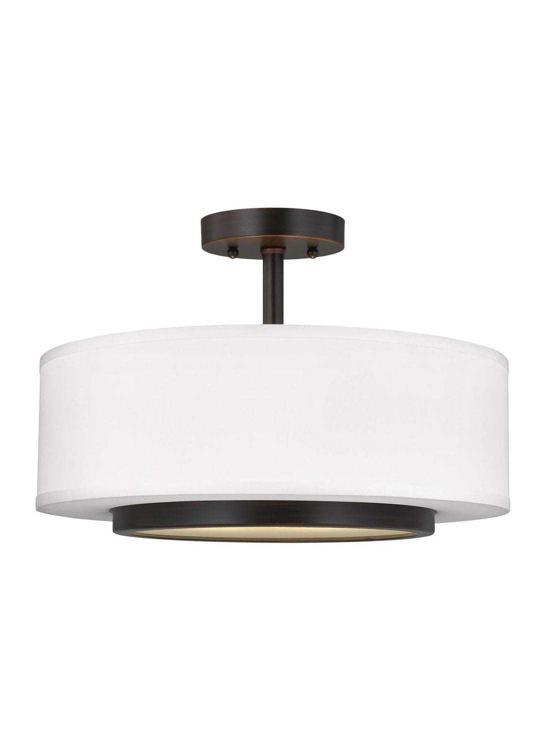 GENERATION LIGHTING, NANCE TWO LIGHT SEMI-FLUSH CONVERTIBLE PENDANT, SEMI FLUSH MOUNT LIGHT