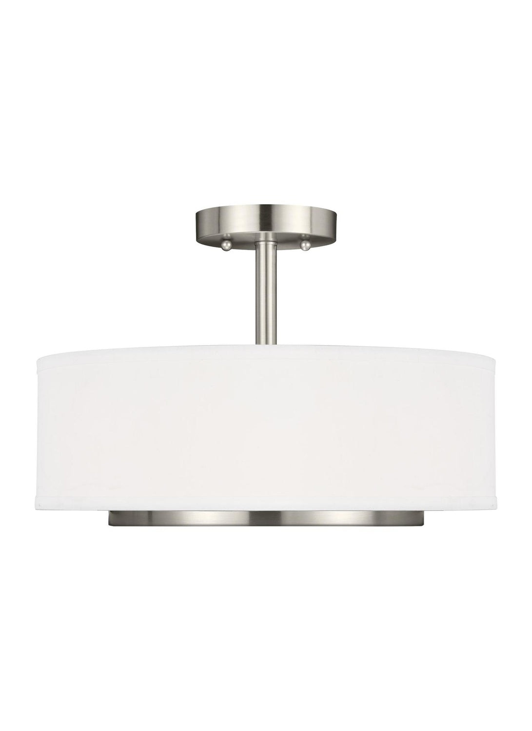 GENERATION LIGHTING, NANCE TWO LIGHT SEMI-FLUSH CONVERTIBLE PENDANT, SEMI FLUSH MOUNT LIGHT