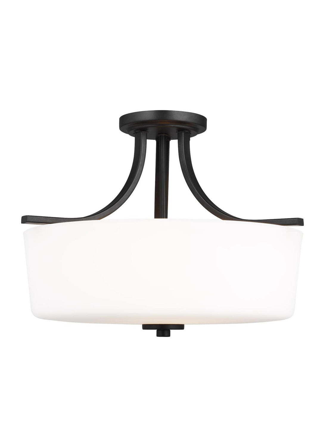 GENERATION LIGHTING, KEMAL THREE LIGHT SEMI-FLUSH MOUNT, SEMI FLUSH MOUNT LIGHT