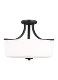GENERATION LIGHTING, KEMAL THREE LIGHT SEMI-FLUSH MOUNT, SEMI FLUSH MOUNT LIGHT
