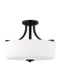GENERATION LIGHTING, KEMAL THREE LIGHT SEMI-FLUSH MOUNT, SEMI FLUSH MOUNT LIGHT
