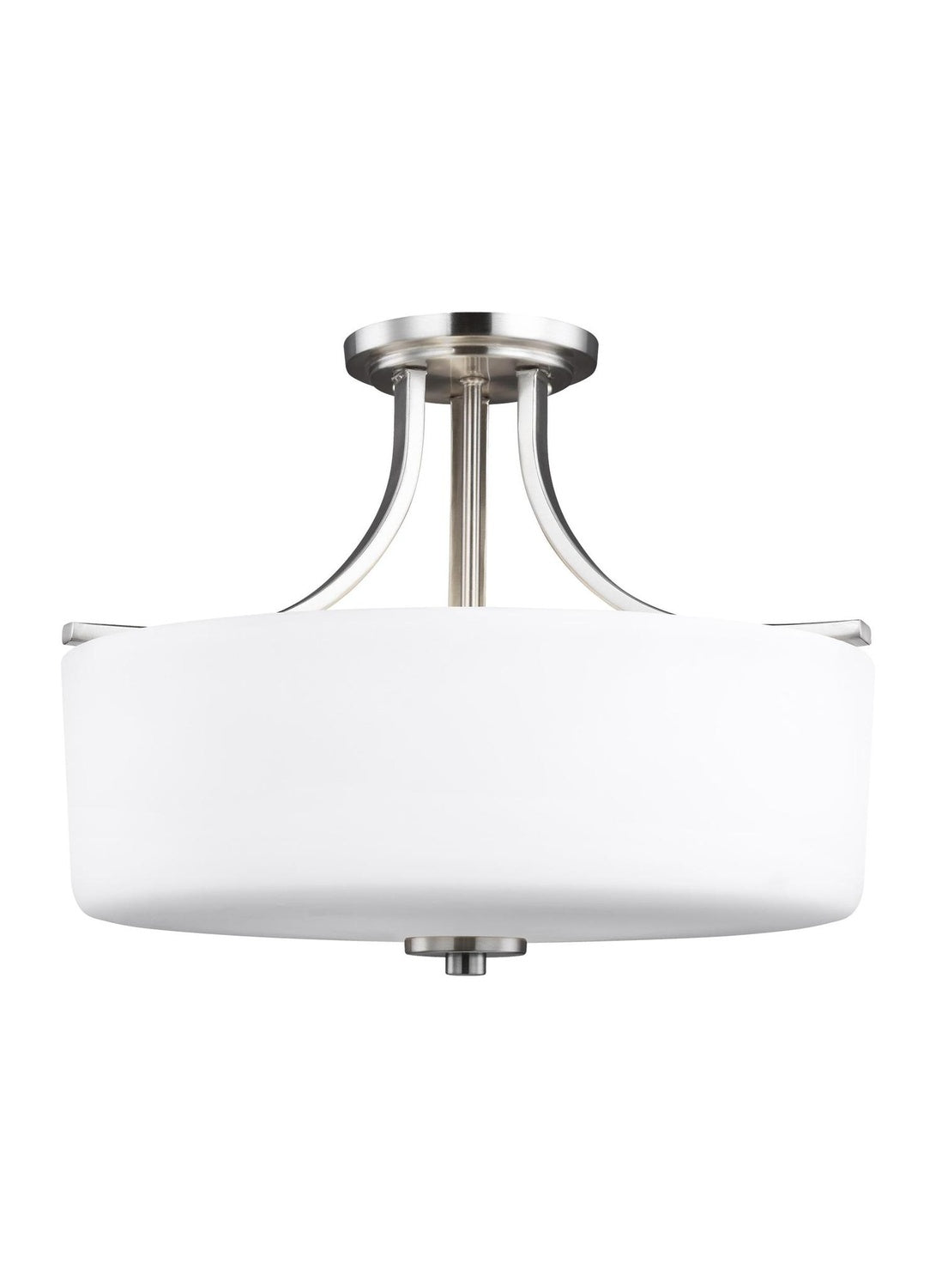 GENERATION LIGHTING, CANFIELD THREE LIGHT SEMI-FLUSH MOUNT, SEMI FLUSH MOUNT LIGHT