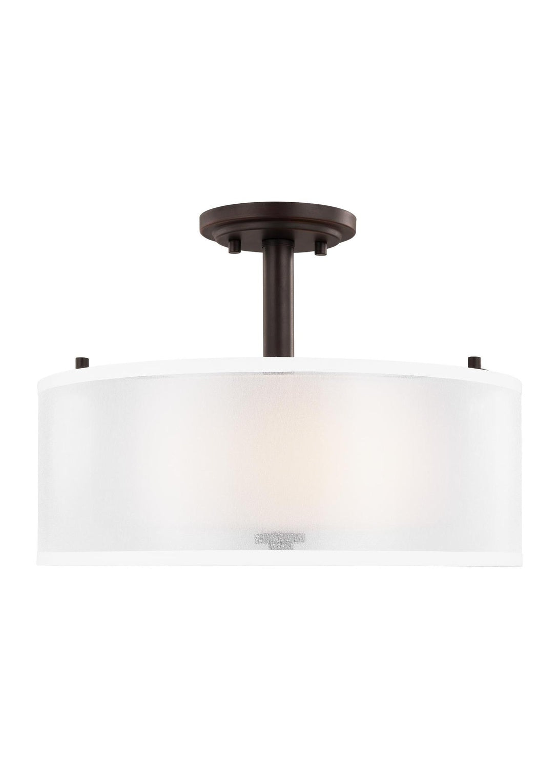 GENERATION LIGHTING, ELMWOOD PARK TWO LIGHT SEMI-FLUSH MOUNT, SEMI FLUSH MOUNT LIGHT