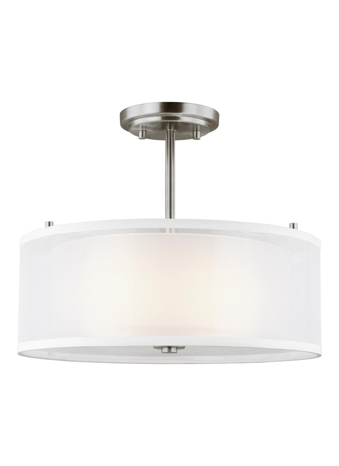 GENERATION LIGHTING, ELMWOOD PARK TWO LIGHT SEMI-FLUSH MOUNT, SEMI FLUSH MOUNT LIGHT