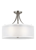 GENERATION LIGHTING, ELMWOOD PARK THREE LIGHT SEMI-FLUSH MOUNT, SEMI FLUSH MOUNT LIGHT