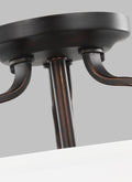 GENERATION LIGHTING, EMMONS TWO LIGHT SEMI-FLUSH, SEMI FLUSH MOUNT LIGHT