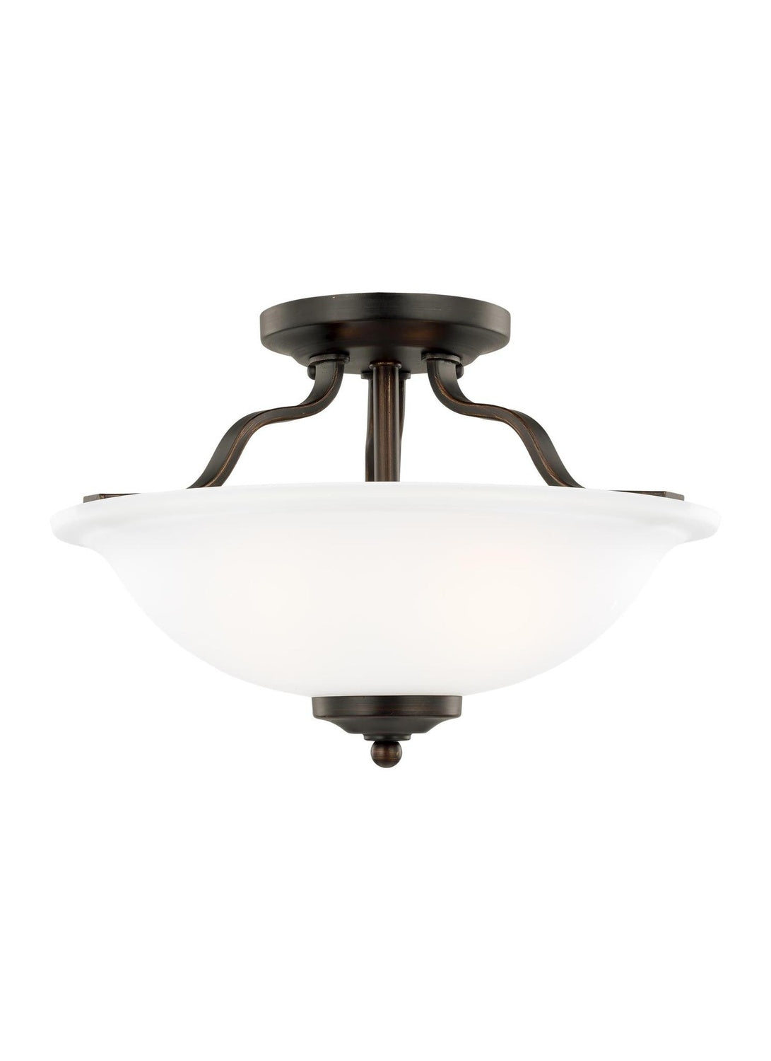 GENERATION LIGHTING, EMMONS TWO LIGHT SEMI-FLUSH, SEMI FLUSH MOUNT LIGHT