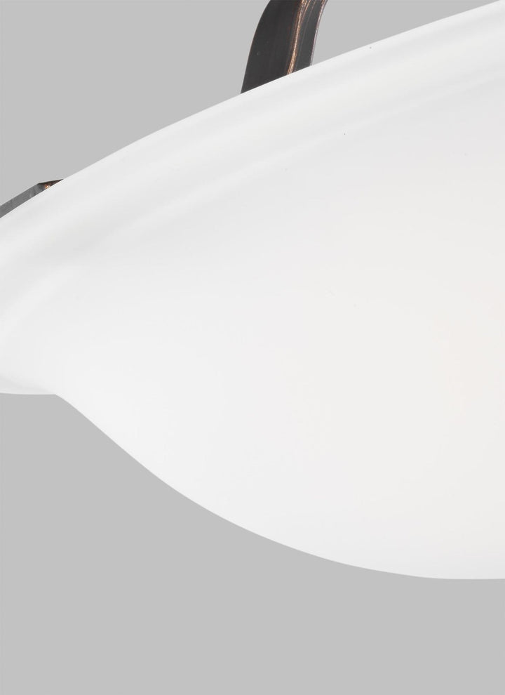 GENERATION LIGHTING, EMMONS TWO LIGHT SEMI-FLUSH, SEMI FLUSH MOUNT LIGHT