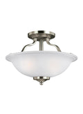 GENERATION LIGHTING, EMMONS TWO LIGHT SEMI-FLUSH, SEMI FLUSH MOUNT LIGHT