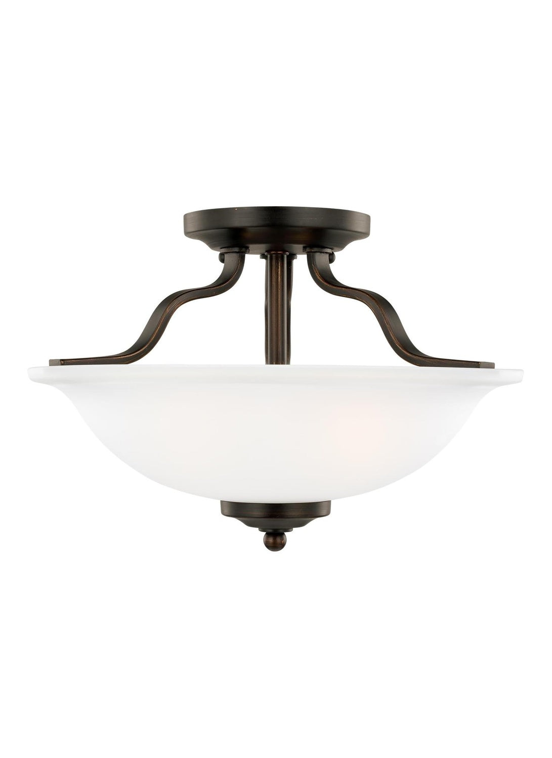 GENERATION LIGHTING, EMMONS TWO LIGHT SEMI-FLUSH, SEMI FLUSH MOUNT LIGHT