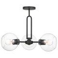 VISUAL COMFORT & CO., CODYN THREE LIGHT SEMI-FLUSH CONVERTIBLE PENDANT, SEMI FLUSH MOUNT LIGHT