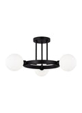 VISUAL COMFORT STUDIO, CLYBOURN THREE LIGHT SEMI-FLUSH MOUNT, SEMI FLUSH MOUNT LIGHT