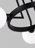 VISUAL COMFORT & CO., CLYBOURN THREE LIGHT SEMI-FLUSH MOUNT, SEMI FLUSH MOUNT LIGHT