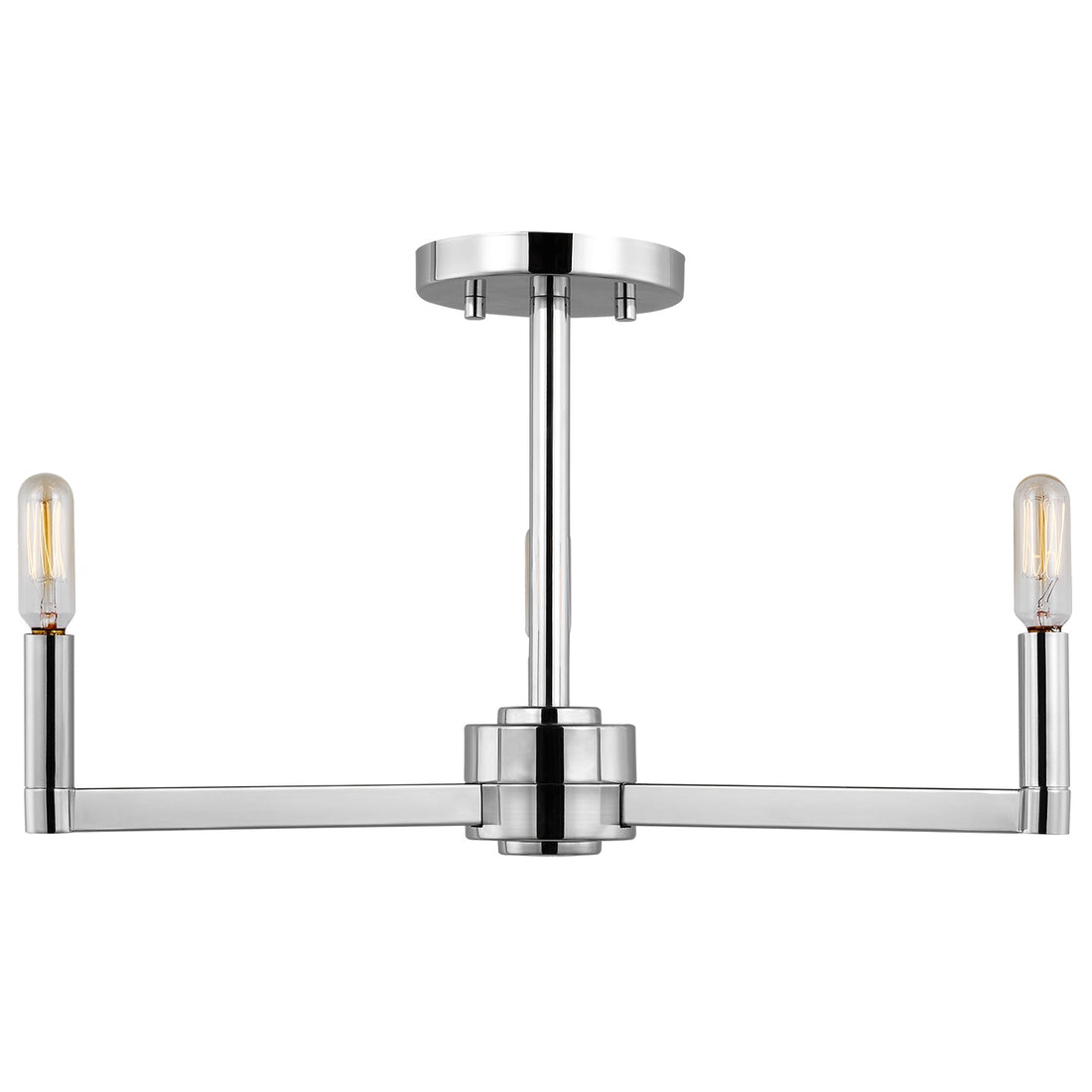VISUAL COMFORT STUDIO, FULLTON THREE LIGHT SEMI-FLUSH MOUNT, SEMI FLUSH MOUNT LIGHT