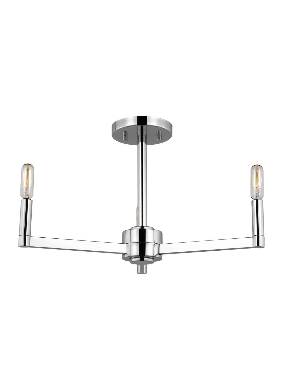 VISUAL COMFORT STUDIO, FULLTON THREE LIGHT SEMI-FLUSH MOUNT, SEMI FLUSH MOUNT LIGHT