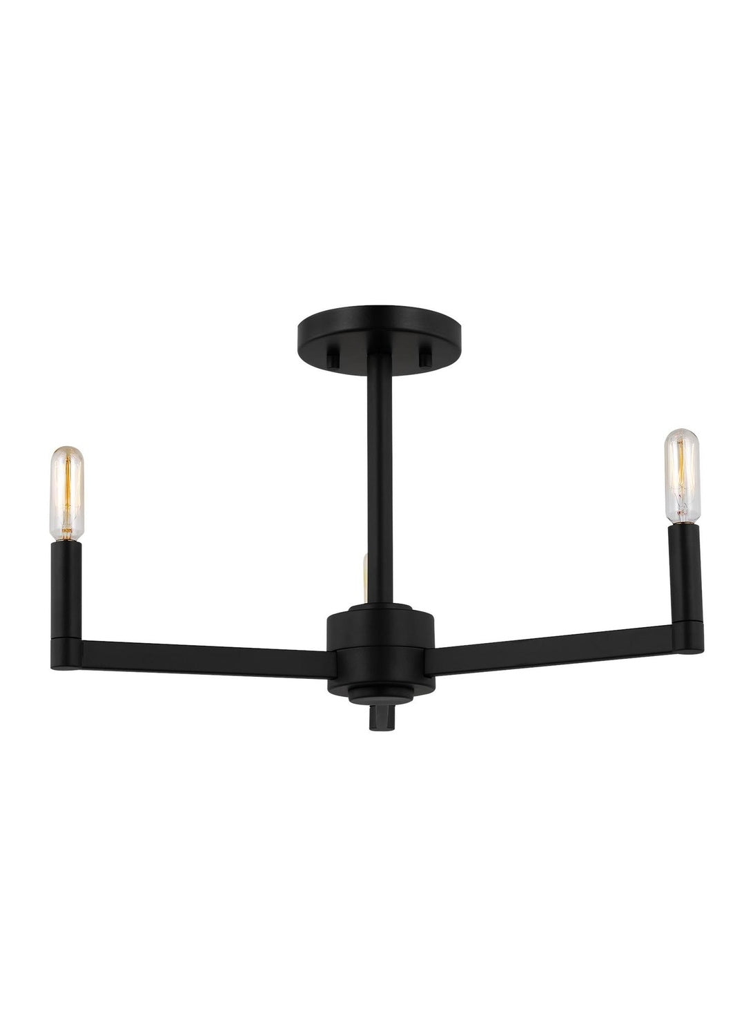 VISUAL COMFORT STUDIO, FULLTON THREE LIGHT SEMI-FLUSH MOUNT, SEMI FLUSH MOUNT LIGHT