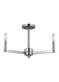 VISUAL COMFORT STUDIO, FULLTON THREE LIGHT SEMI-FLUSH MOUNT, SEMI FLUSH MOUNT LIGHT