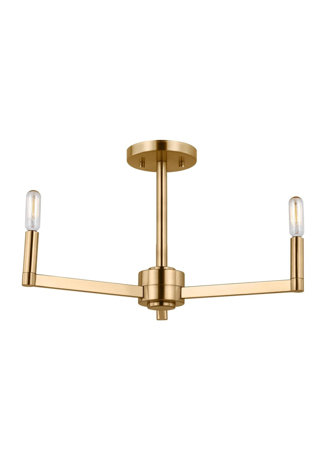 VISUAL COMFORT STUDIO, FULLTON THREE LIGHT SEMI-FLUSH MOUNT, SEMI FLUSH MOUNT LIGHT