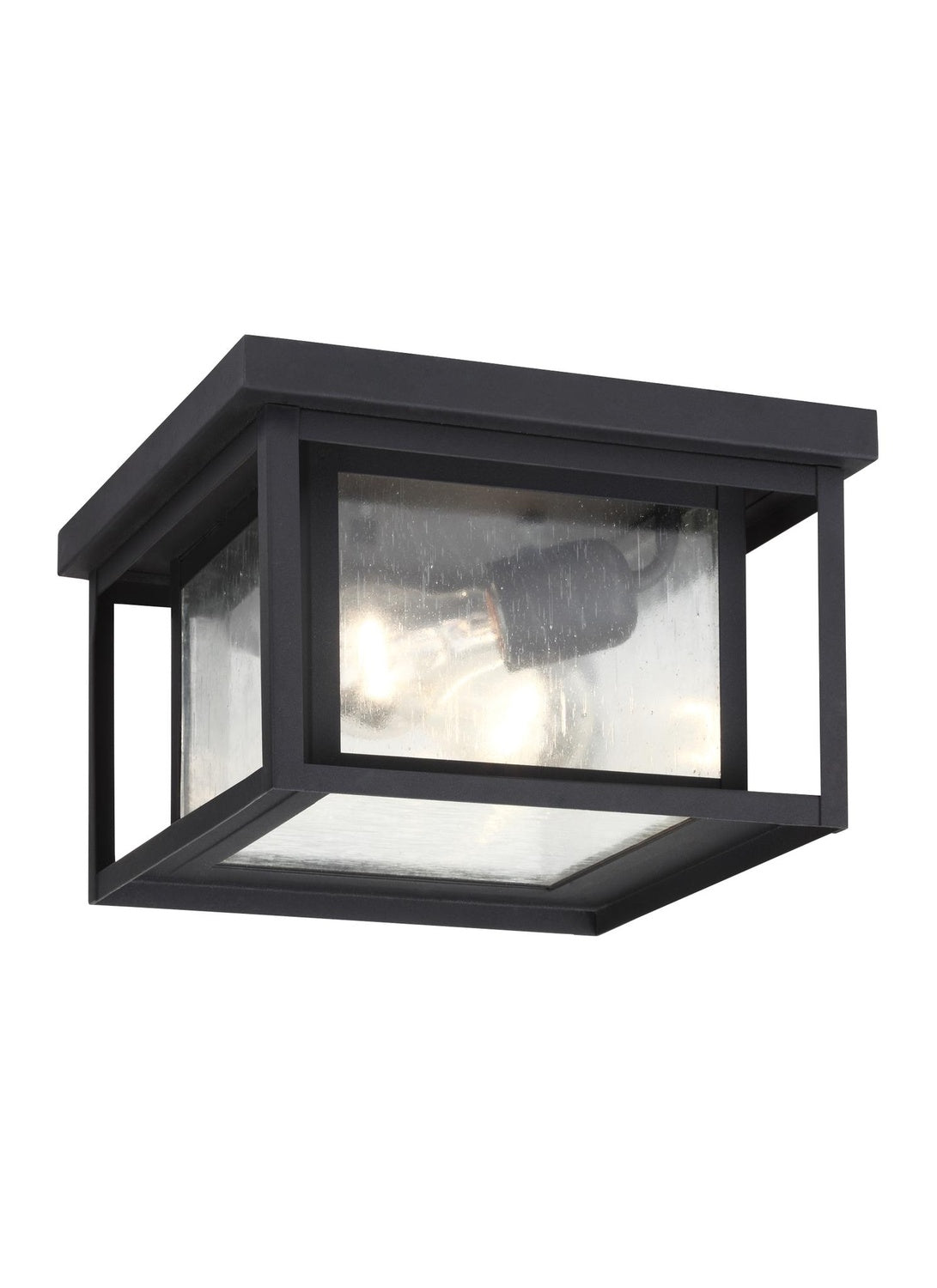 GENERATION LIGHTING, HUNNINGTON TWO LIGHT OUTDOOR CEILING FLUSH MOUNT, OUTDOOR CEILING LIGHTS