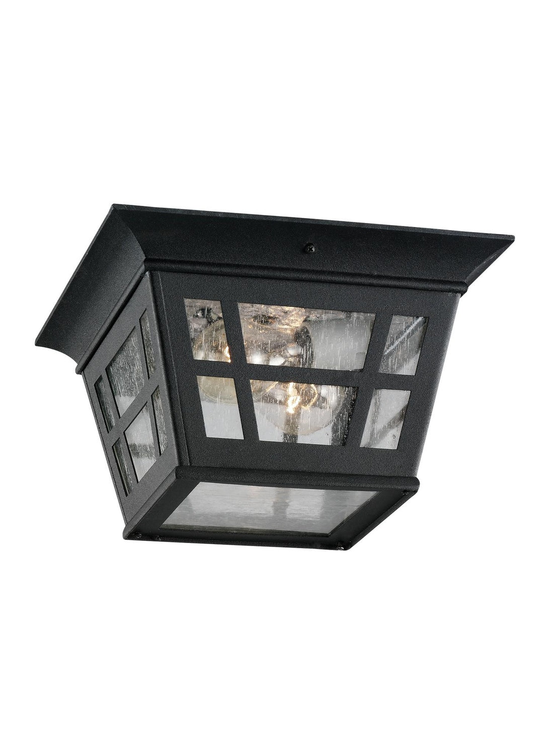GENERATION LIGHTING, HERRINGTON TWO LIGHT OUTDOOR CEILING FLUSH MOUNT, OUTDOOR CEILING LIGHTS