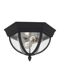 GENERATION LIGHTING, WYNFIELD TWO LIGHT OUTDOOR CEILING FLUSH MOUNT, OUTDOOR CEILING LIGHTS