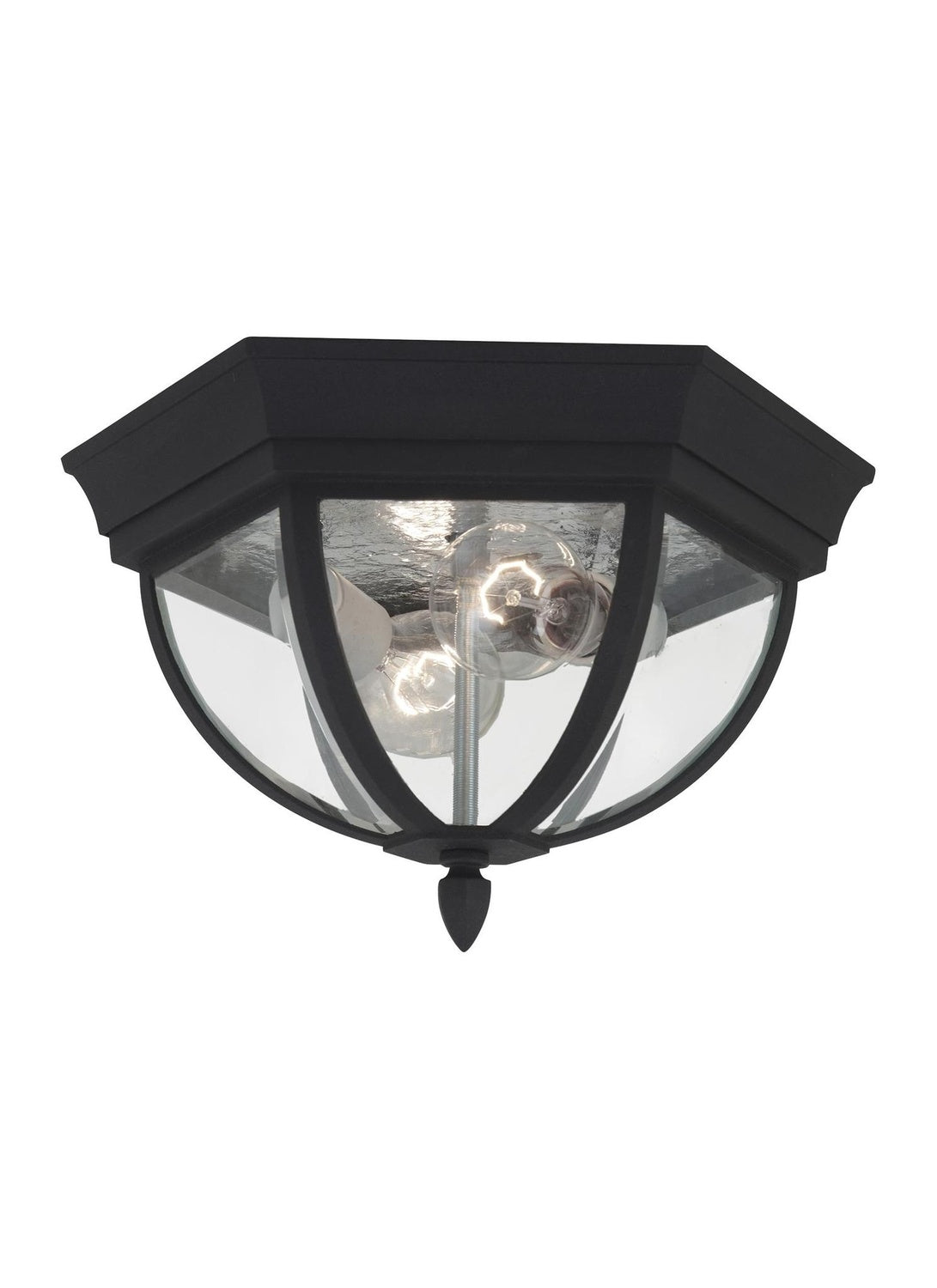 GENERATION LIGHTING, WYNFIELD TWO LIGHT OUTDOOR CEILING FLUSH MOUNT, OUTDOOR CEILING LIGHTS