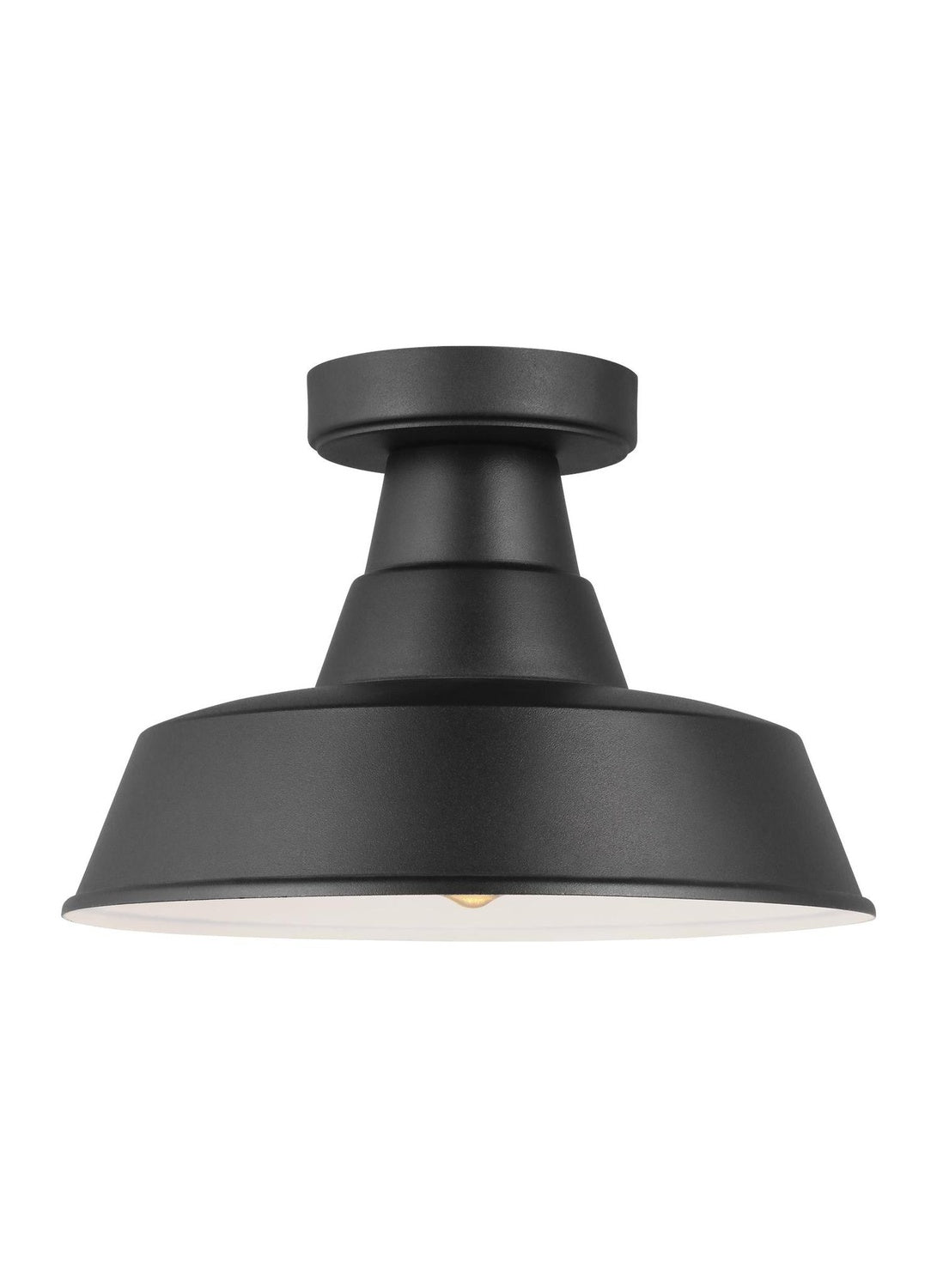 VISUAL COMFORT & CO., BARN LIGHT ONE LIGHT OUTDOOR FLUSH MOUNT, OUTDOOR CEILING LIGHTS