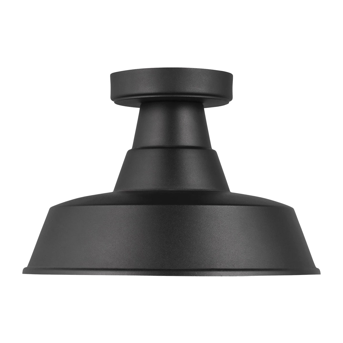 VISUAL COMFORT & CO., BARN LIGHT ONE LIGHT OUTDOOR FLUSH MOUNT, OUTDOOR CEILING LIGHTS