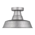 VISUAL COMFORT & CO., BARN LIGHT ONE LIGHT OUTDOOR FLUSH MOUNT, OUTDOOR CEILING LIGHTS