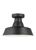 VISUAL COMFORT & CO., BARN LIGHT ONE LIGHT OUTDOOR FLUSH MOUNT, OUTDOOR CEILING LIGHTS