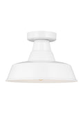 VISUAL COMFORT STUDIO, BARN LIGHT ONE LIGHT OUTDOOR FLUSH MOUNT, OUTDOOR CEILING LIGHTS