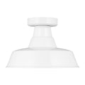 VISUAL COMFORT & CO., BARN LIGHT ONE LIGHT OUTDOOR FLUSH MOUNT, OUTDOOR CEILING LIGHTS