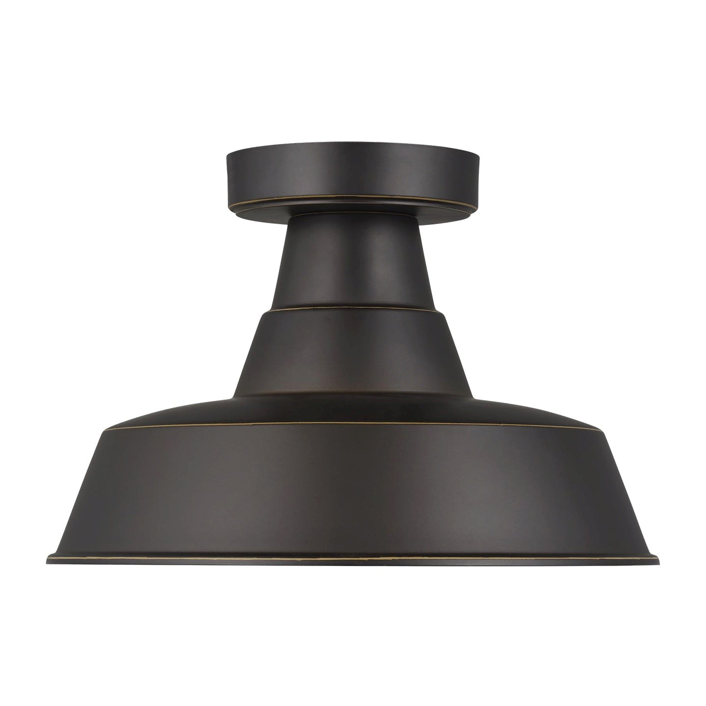 VISUAL COMFORT STUDIO, BARN LIGHT ONE LIGHT OUTDOOR FLUSH MOUNT, OUTDOOR CEILING LIGHTS