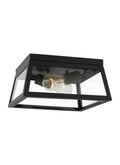 VISUAL COMFORT & CO., FOUNDERS TWO LIGHT OUTDOOR FLUSH MOUNT, OUTDOOR CEILING LIGHTS
