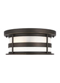 GENERATION LIGHTING, WILBURN TWO LIGHT OUTDOOR FLUSH MOUNT, OUTDOOR CEILING LIGHTS
