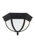 GENERATION LIGHTING, WYNFIELD TWO LIGHT OUTDOOR CEILING FLUSH MOUNT, OUTDOOR CEILING LIGHTS