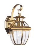 GENERATION LIGHTING, LANCASTER ONE LIGHT OUTDOOR WALL LANTERN, OUTDOOR WALL LIGHTS