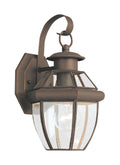 GENERATION LIGHTING, LANCASTER ONE LIGHT OUTDOOR WALL LANTERN, OUTDOOR WALL LIGHTS