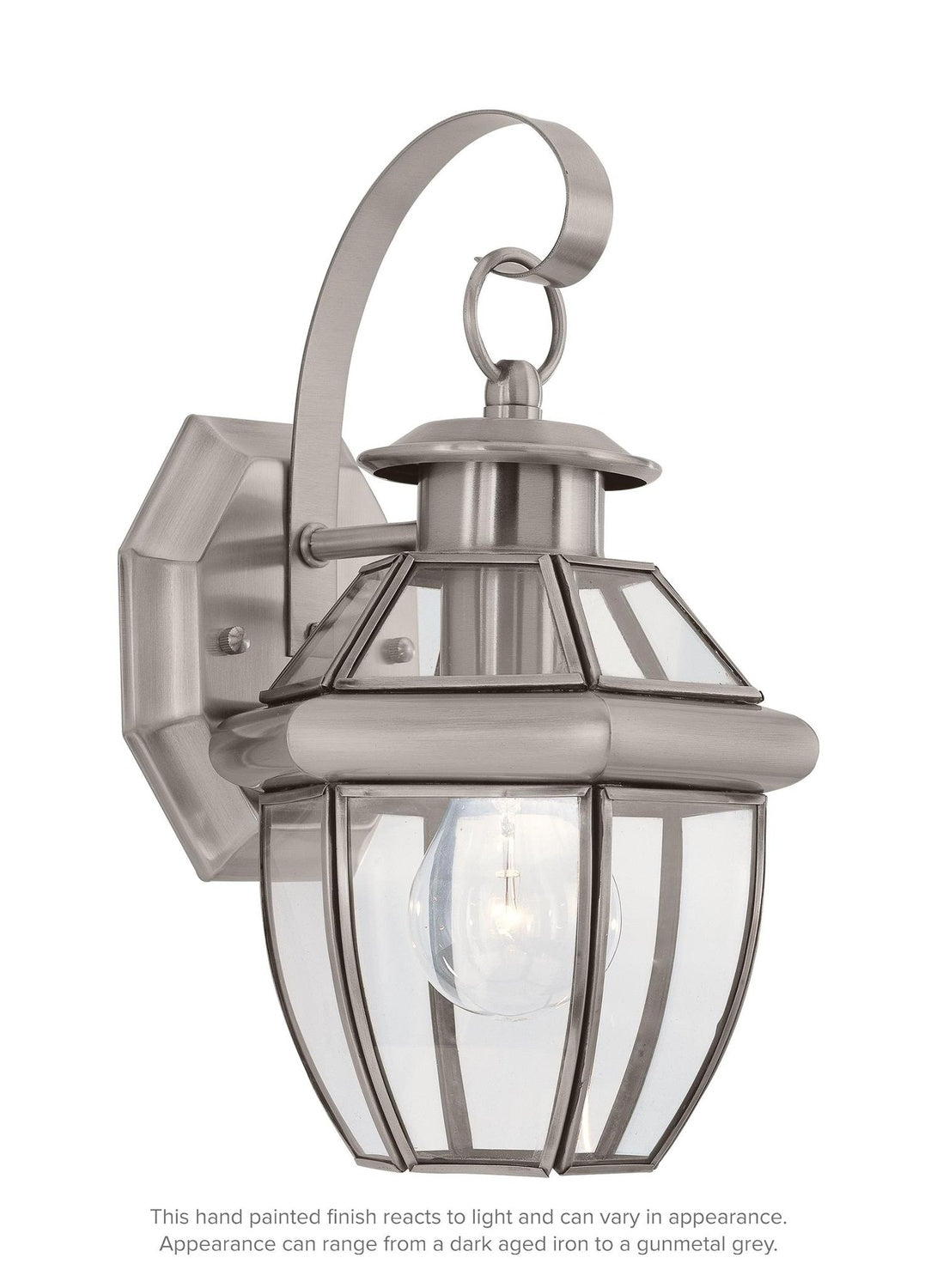 GENERATION LIGHTING, LANCASTER ONE LIGHT OUTDOOR WALL LANTERN, OUTDOOR WALL LIGHTS
