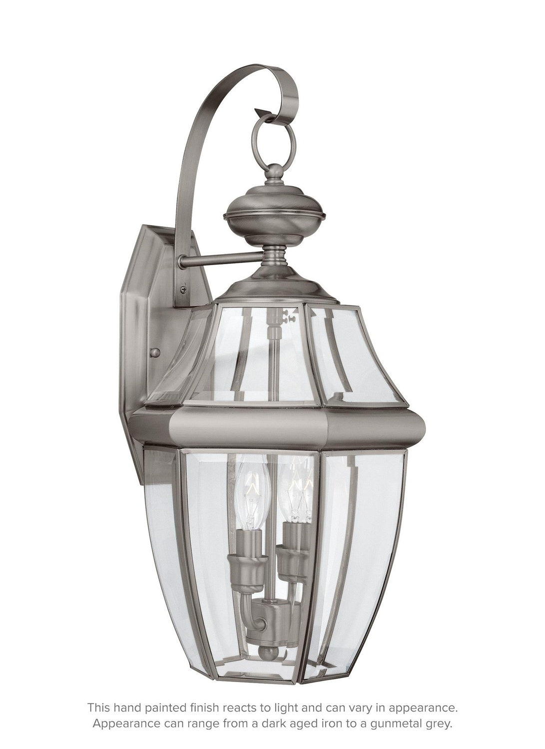 GENERATION LIGHTING, LANCASTER TWO LIGHT OUTDOOR WALL LANTERN, OUTDOOR WALL LIGHTS