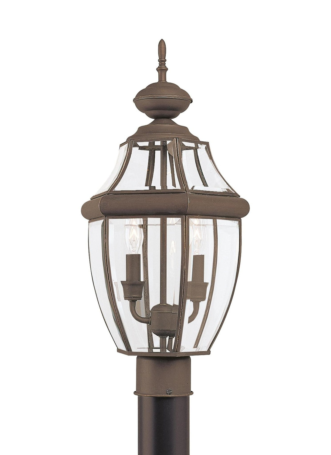 GENERATION LIGHTING LANCASTER TWO LIGHT OUTDOOR POST LANTERN - Post