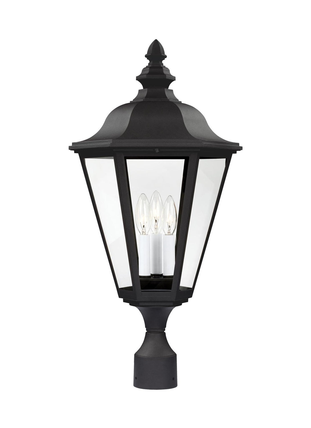 GENERATION LIGHTING BRENTWOOD THREE LIGHT OUTDOOR POST LANTERN - Post