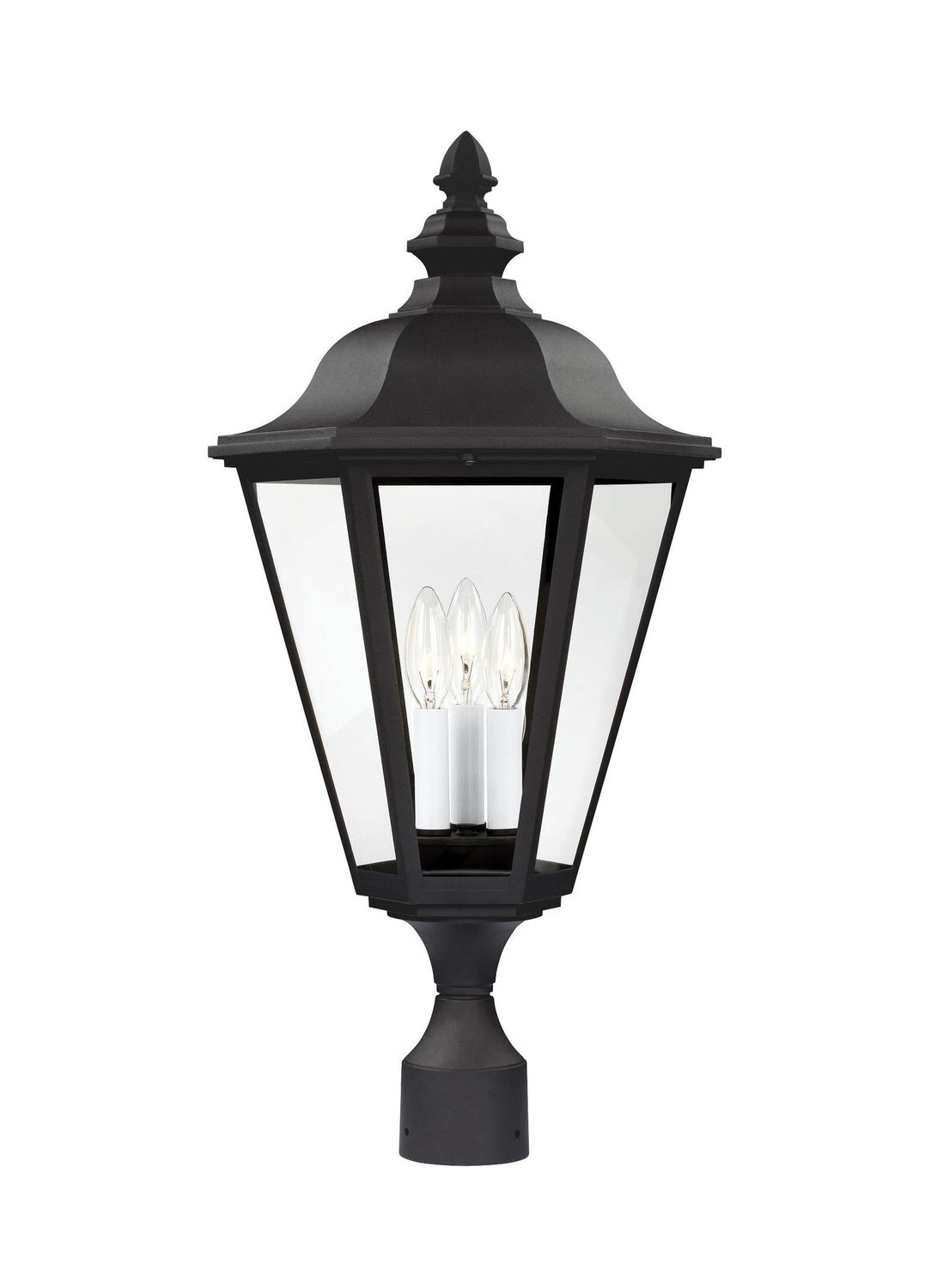 GENERATION LIGHTING BRENTWOOD THREE LIGHT OUTDOOR POST LANTERN - Post